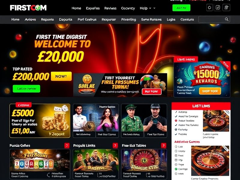 Discover the official promotions and features of first.com, your trusted destination for online gambling, casino games, live dealers, and exclusive bonuses. Start playing for real money today!